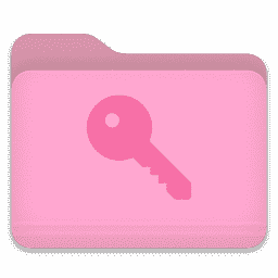 Folder Light Pink Key