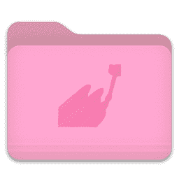 Folder Light Pink Nails