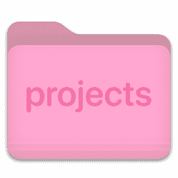 Folder Light Pink Projects