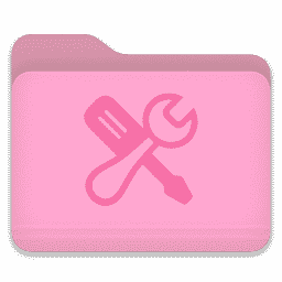Folder Light Pink Utility
