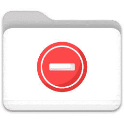 Folder – Stop