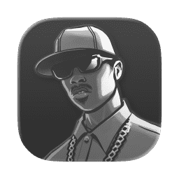 GTA San Andreas, Grand Theft Auto (Liquid Glass Clear Dark:Light)