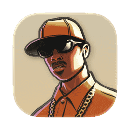 GTA San Andreas, Grand Theft Auto (Liquid Glass Default)