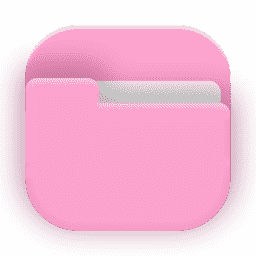 Square Tahoe Folder Light Pink